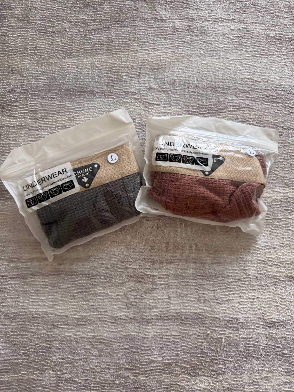 New CHUNE 2 pairs Men Trunks